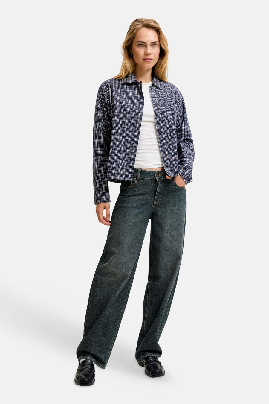 Hemd (lange mouwen) blauw - JJXX