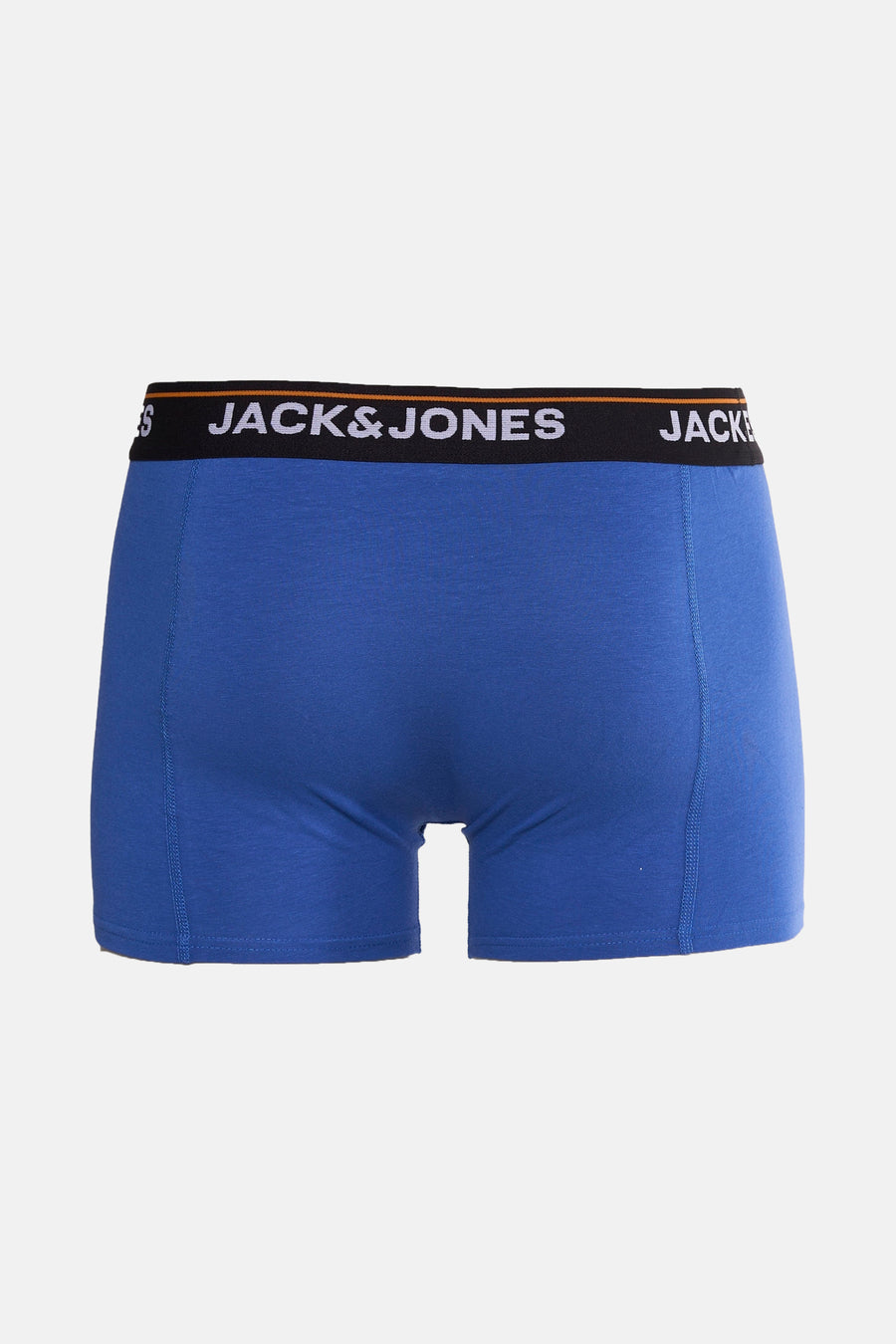 Blauwe boxershort van ACCESSORIES BY JACK & JONES, met een elastische tailleband met logo.