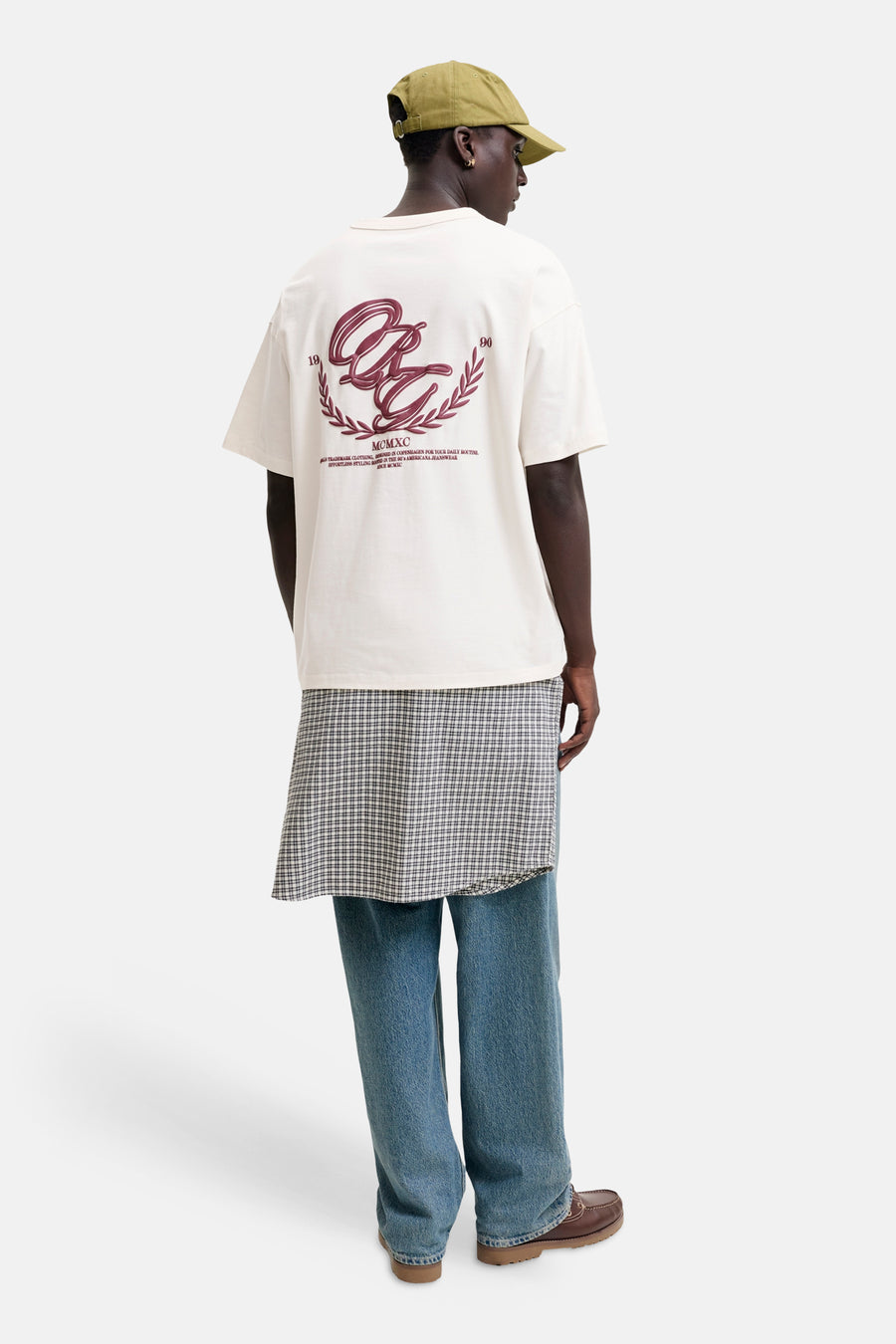 T-shirt (korte mouwen) ecru - ORIGINALS BY JACK & JONES