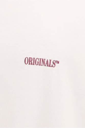 T-shirt (korte mouwen) ecru - ORIGINALS BY JACK & JONES