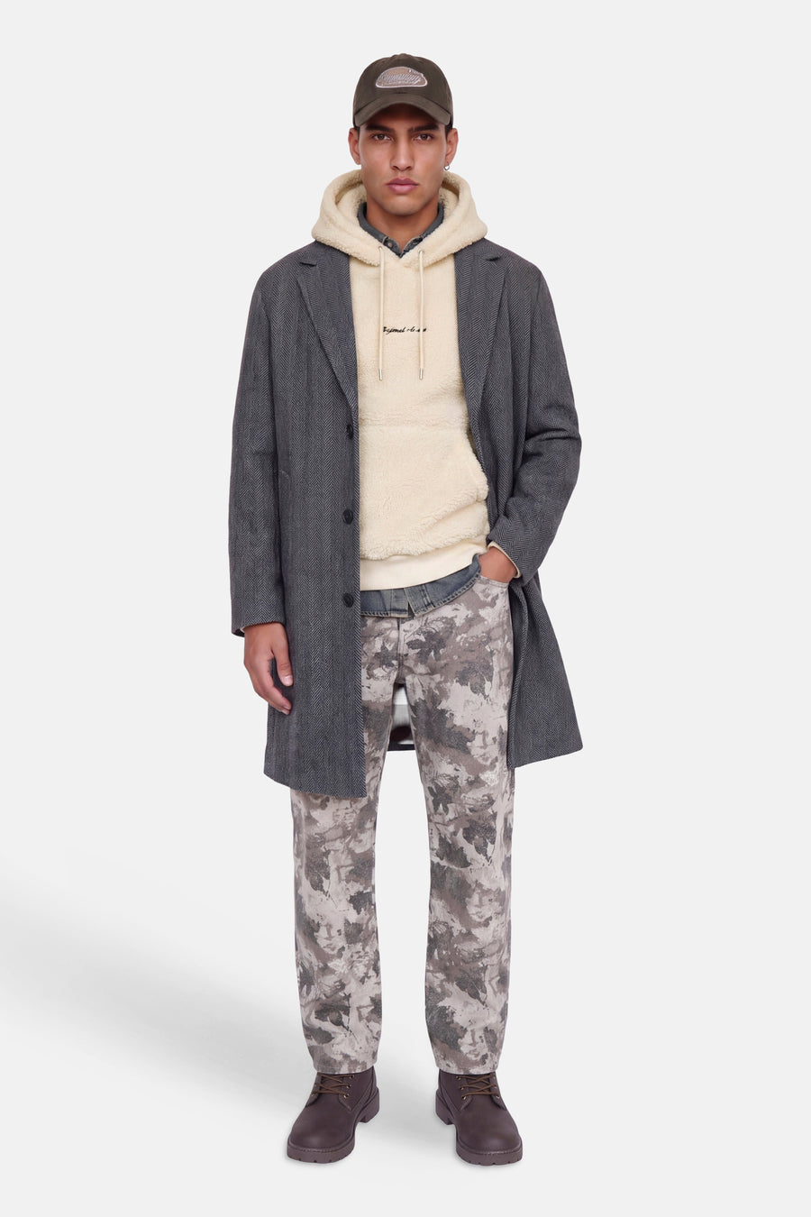 Fleece beige - ORIGINALS BY JACK & JONES