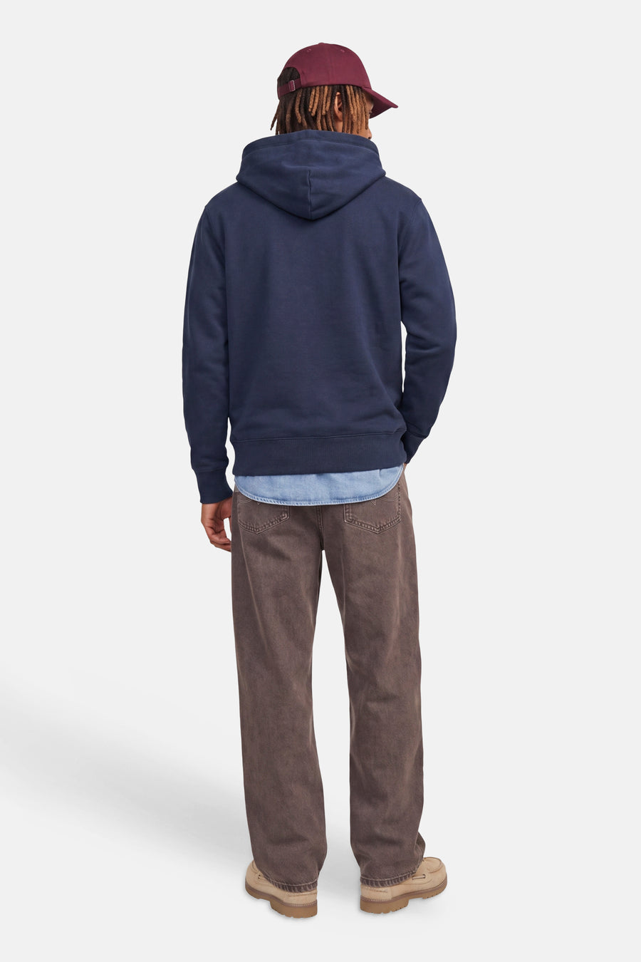 Sweater met kap blauw - ORIGINALS BY JACK & JONES