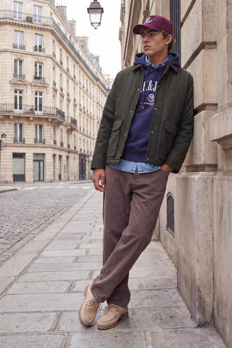 Sweater met kap blauw - ORIGINALS BY JACK & JONES