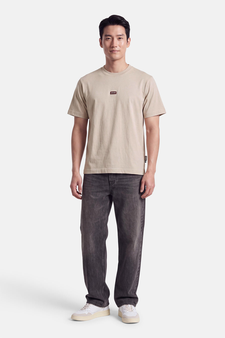 T-shirt (manches courtes) Écru - CORE BY JACK & JONES