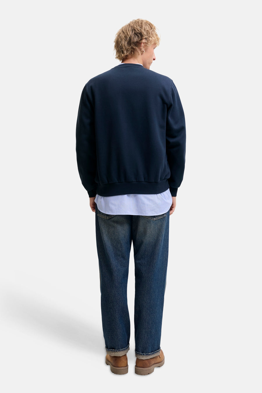 Sweat col O bleu - ORIGINALS BY JACK & JONES