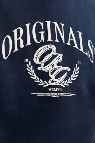 Sweat col O bleu - ORIGINALS BY JACK & JONES