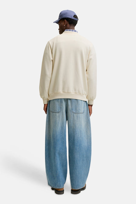 Sweater O-hals - wit