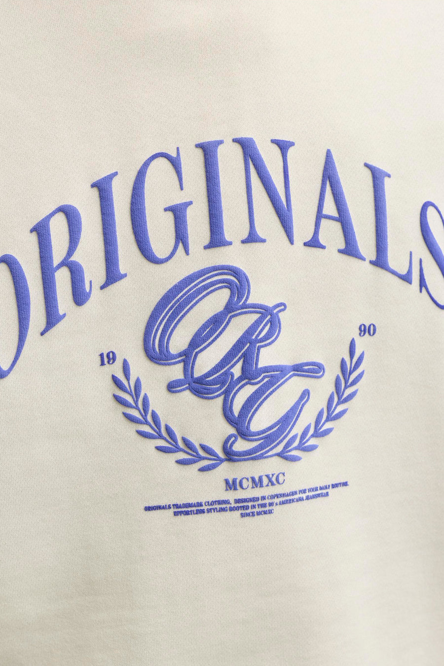 Sweat col O blanc - ORIGINALS BY JACK & JONES