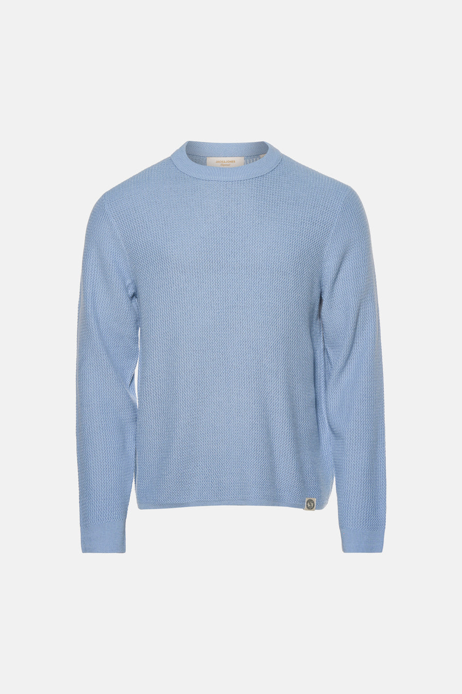 Pull col O - bleu
