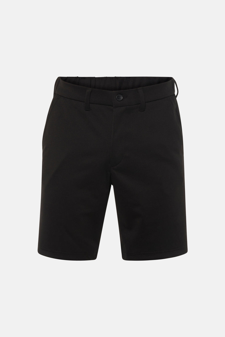 Short noir de JACK & JONES JEANS INTELLIGENCE, avec taille élastique et poches arrière.