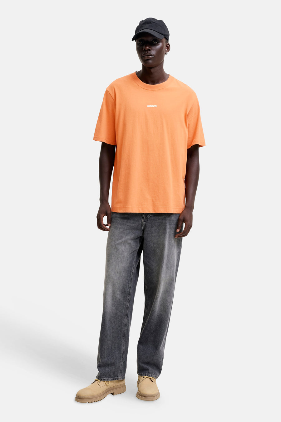 T-shirt (manches courtes) orange - CORE BY JACK & JONES