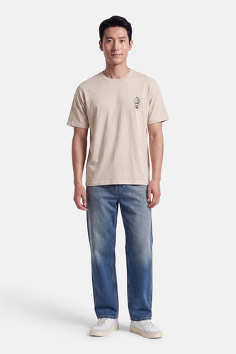 T-shirt met korte mouwen - beige