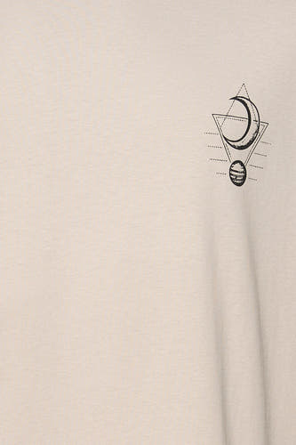 T-shirt met korte mouwen - beige