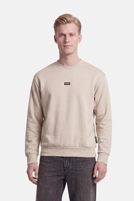 Sweat col O - écru