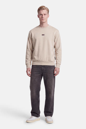 Sweater O-hals - ecru