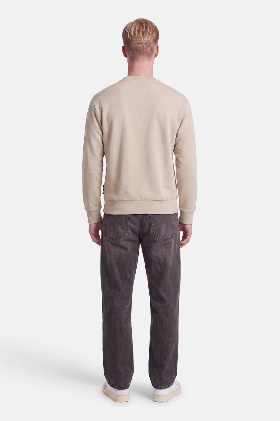 Sweater O-hals - ecru