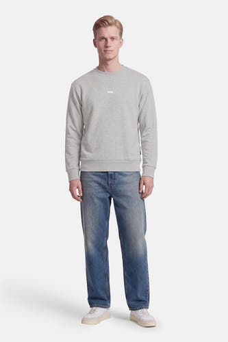 Sweater O-hals - grijs