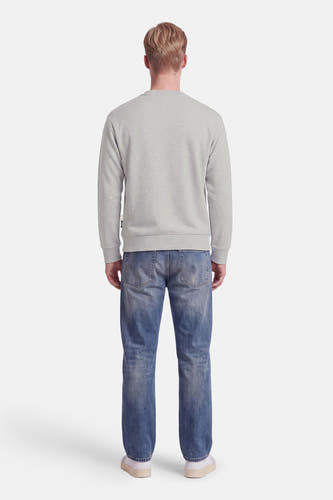 Sweater O-hals - grijs