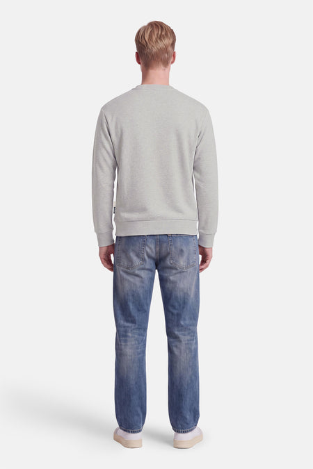 Sweater O-hals - grijs