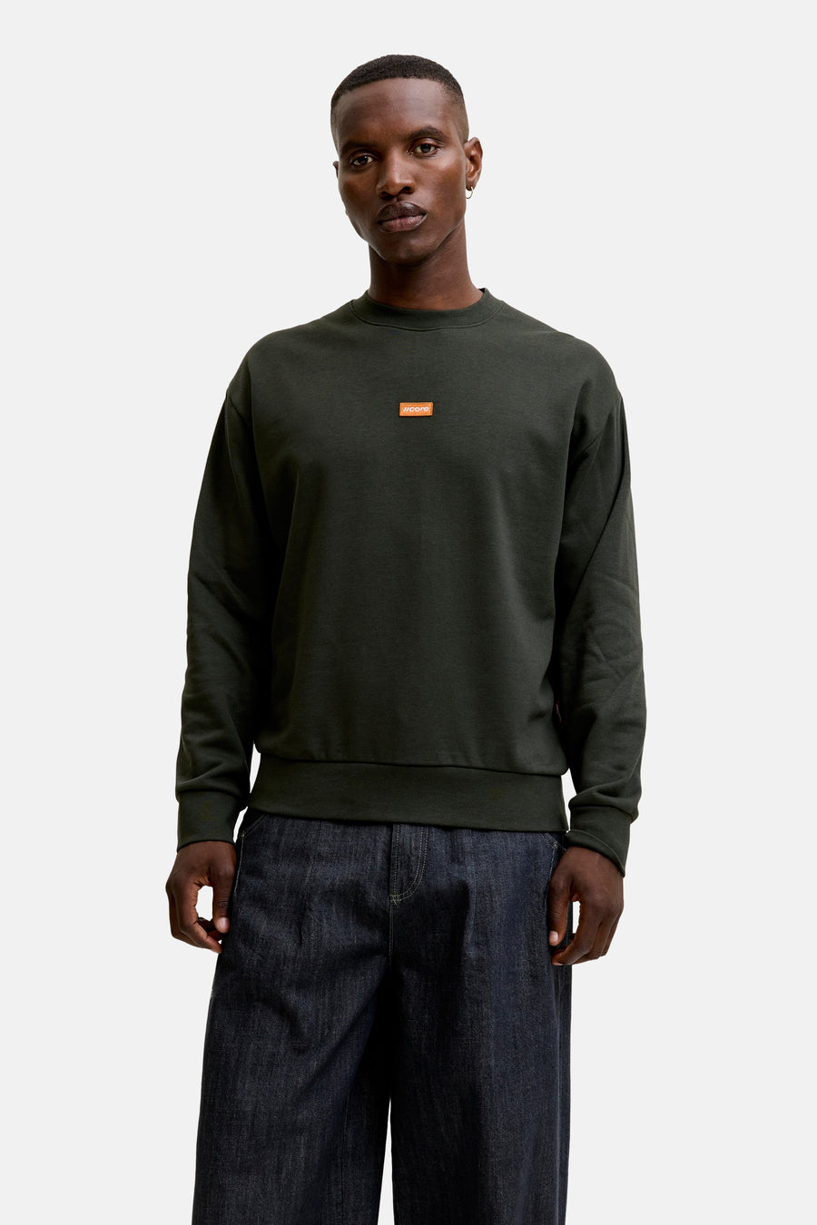 Sweat col O vert - CORE BY JACK & JONES