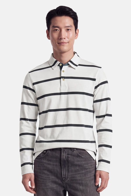 Polo met lange mouwen - multicolor