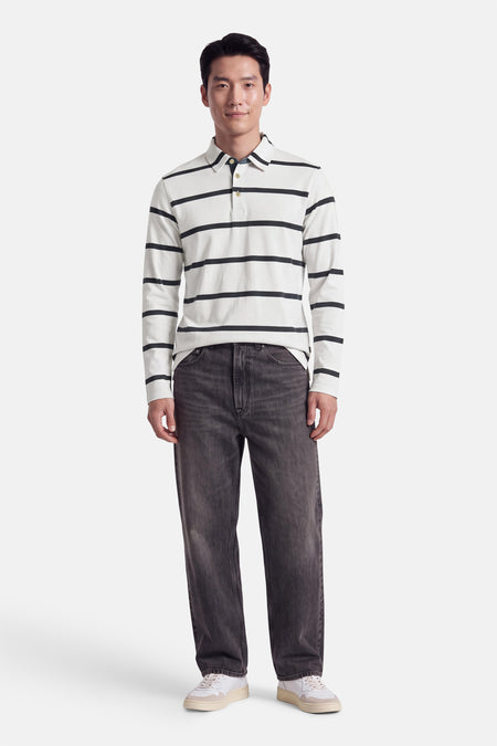 Polo met lange mouwen - multicolor
