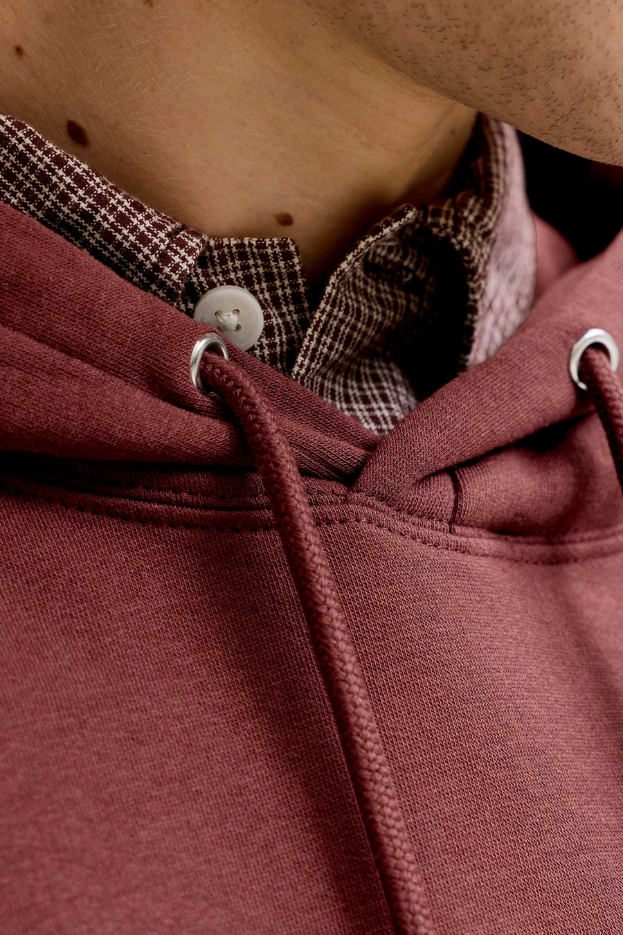 Sweater met kap bruin - ORIGINALS BY JACK & JONES