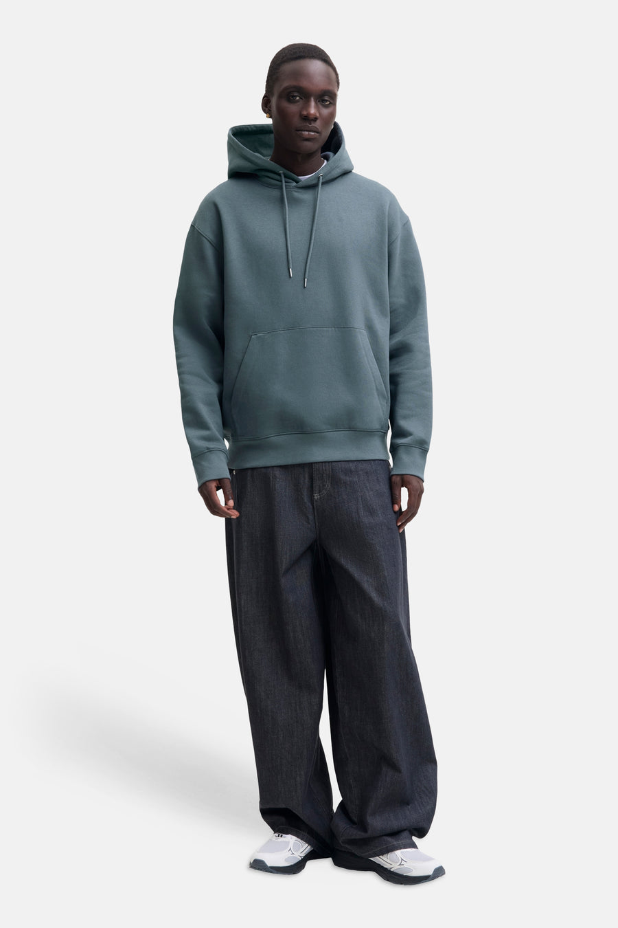 Sweat à capuche bleu - ORIGINALS BY JACK & JONES