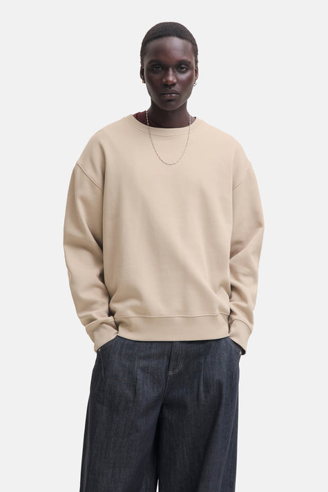Sweater O-hals - ecru