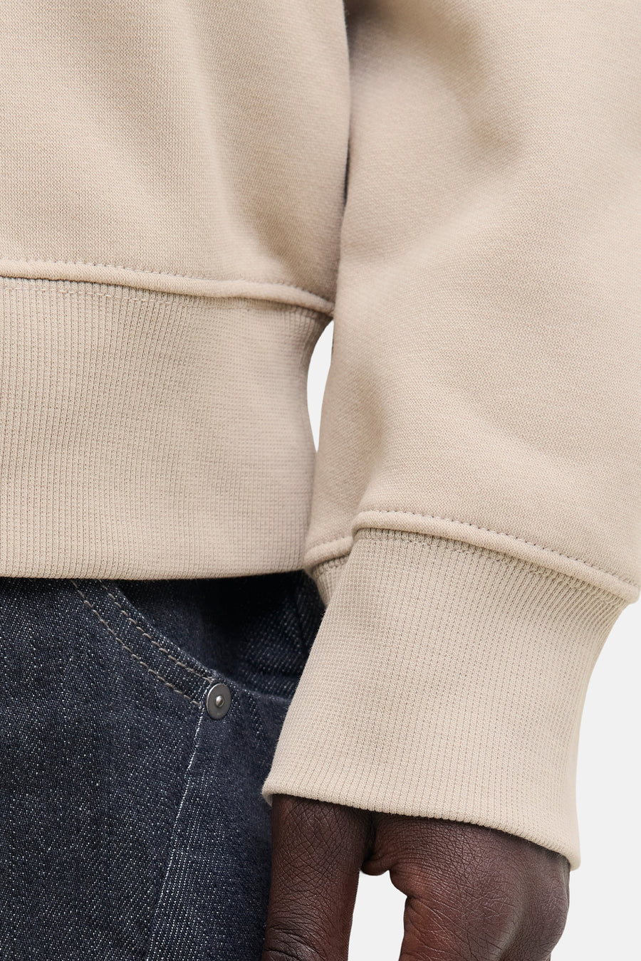 Sweat col O Écru - ORIGINALS BY JACK & JONES