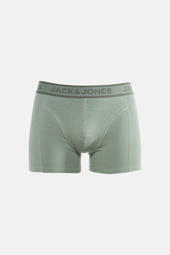Blauw boxershort van Accessories by Jack & Jones, met elastische tailleband.