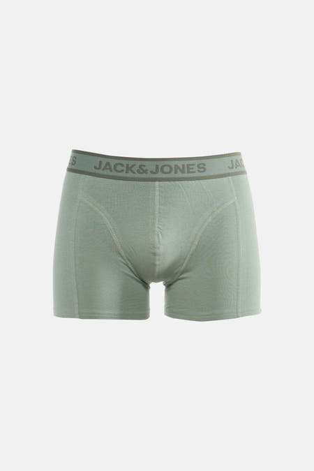Blauw boxershort van Accessories by Jack & Jones, met elastische tailleband.