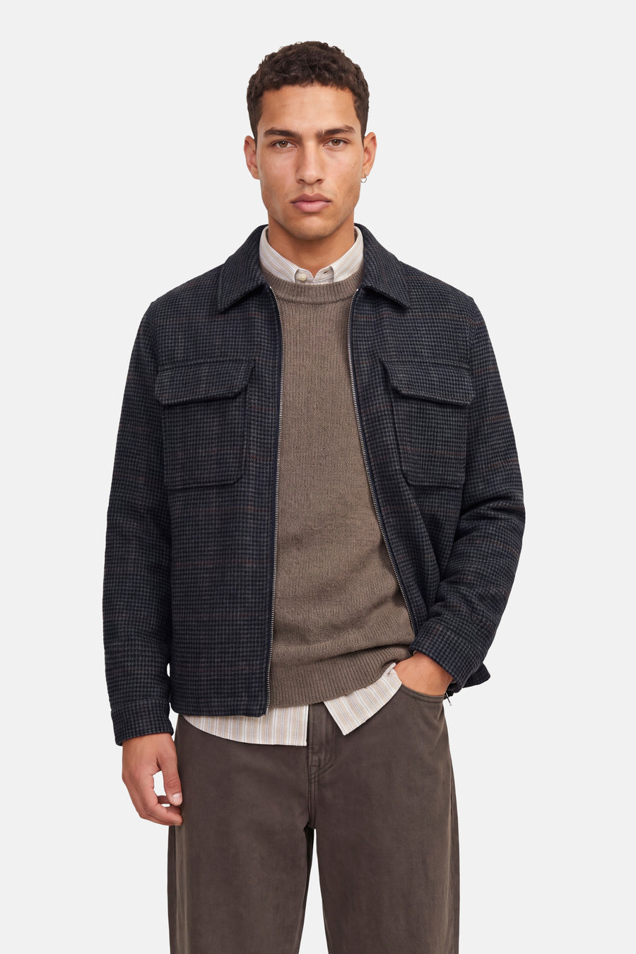 Jas (kort) blauw - PREMIUM by JACK & JONES