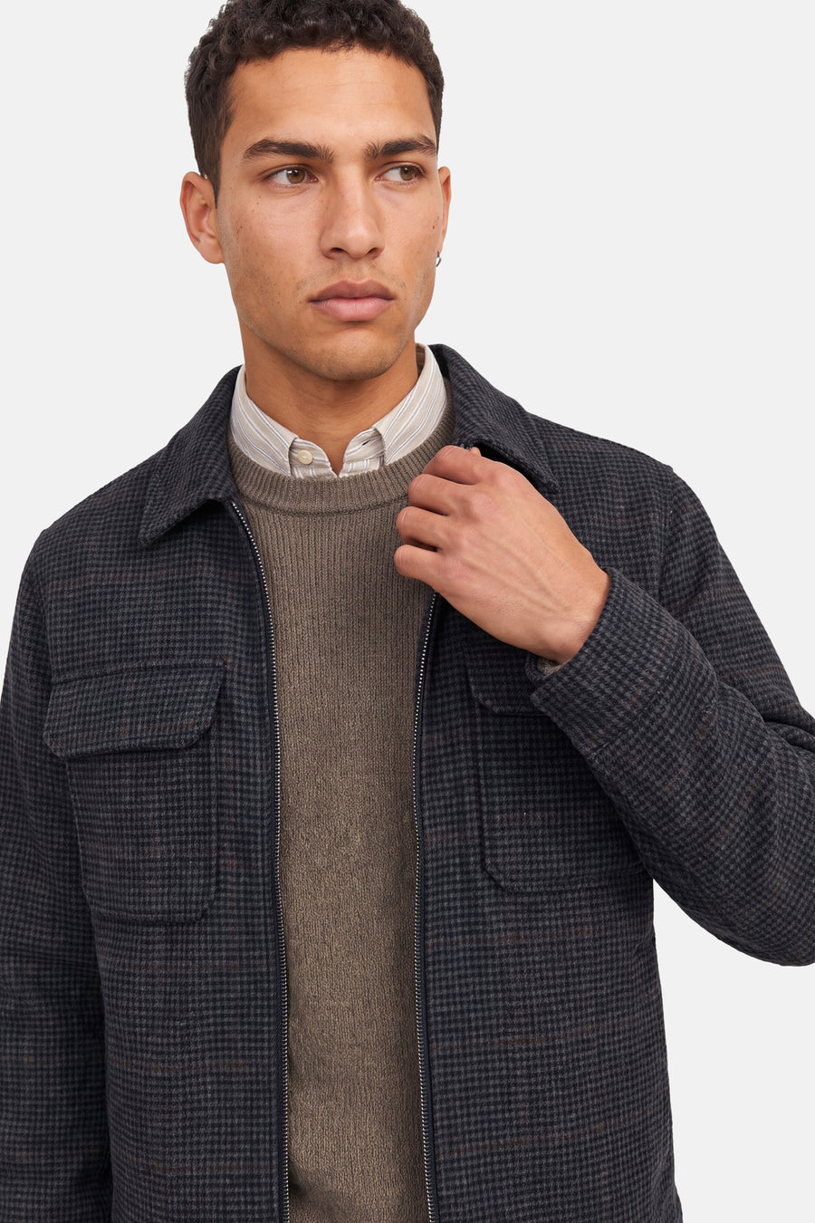 Jas (kort) blauw - PREMIUM by JACK & JONES