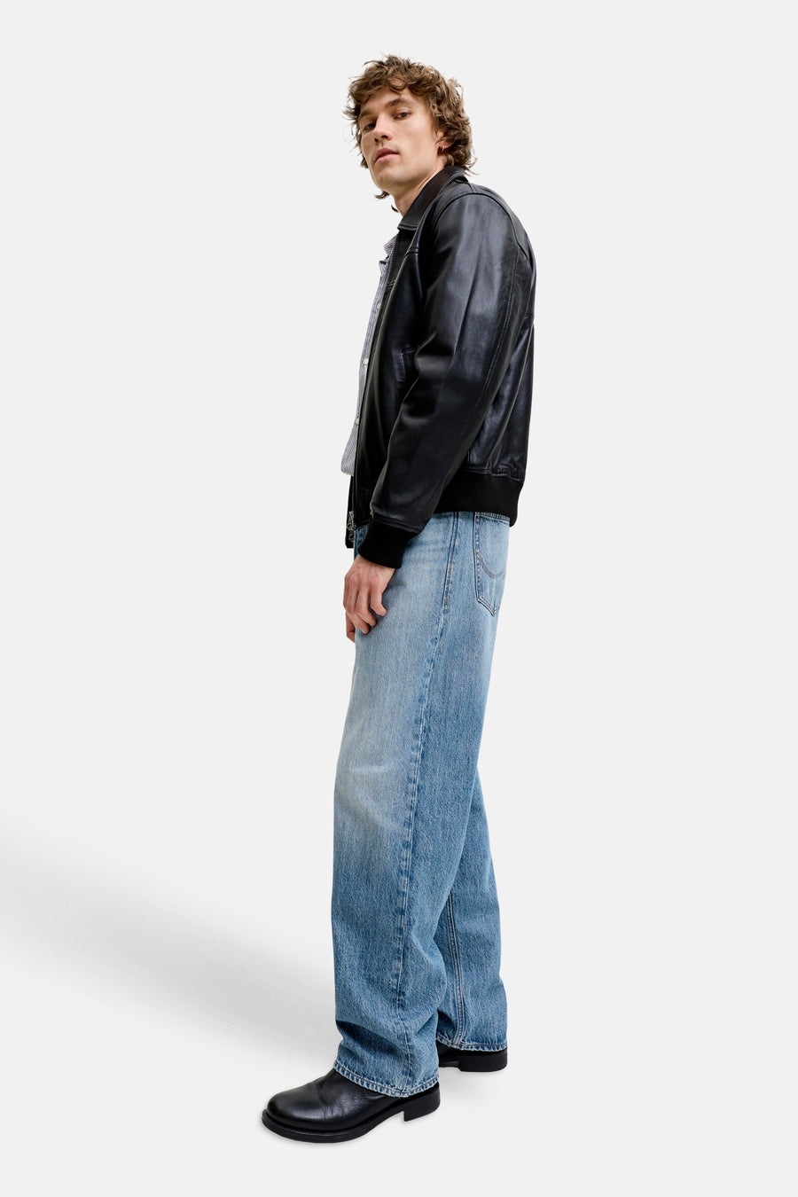 Jeans wide light blue denim - JACK & JONES JEANS INTELLIGENCE