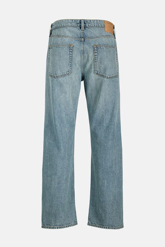 Jeans coupe droite en denim bleu clair de JACK & JONES JEANS INTELLIGENCE, avec poches arrière.