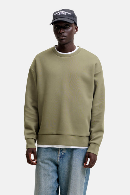 Sweater O-hals - Vetiver