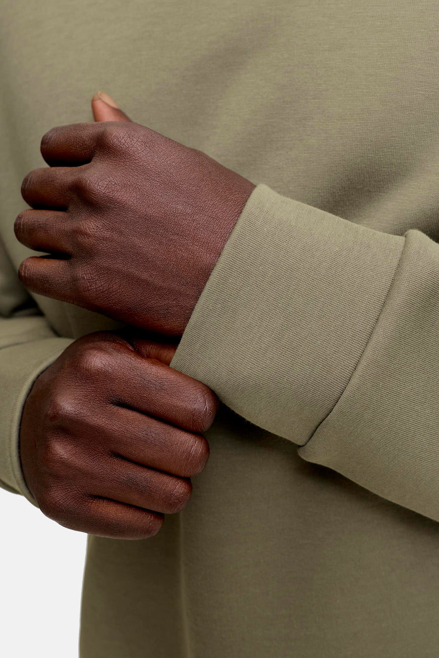 Sweater O-hals - Vetiver