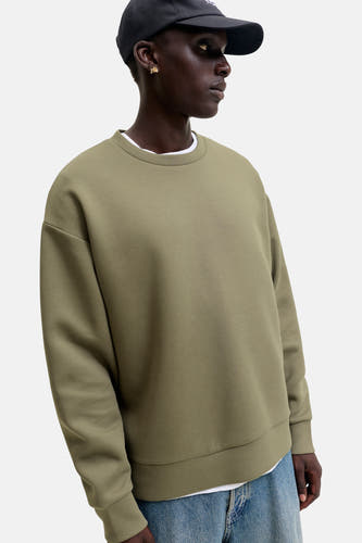 Sweater O-hals - Vetiver