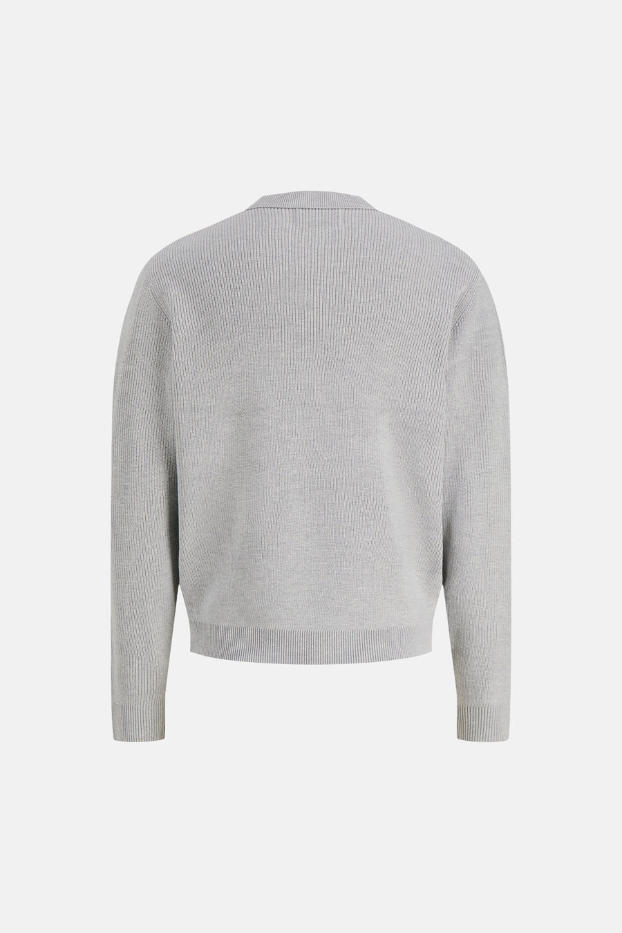 Pull O-hals - Light Grey Melange