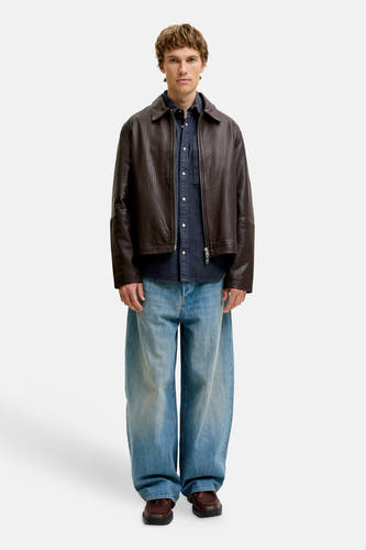Hemd met lange mouwen - Dark blue denim