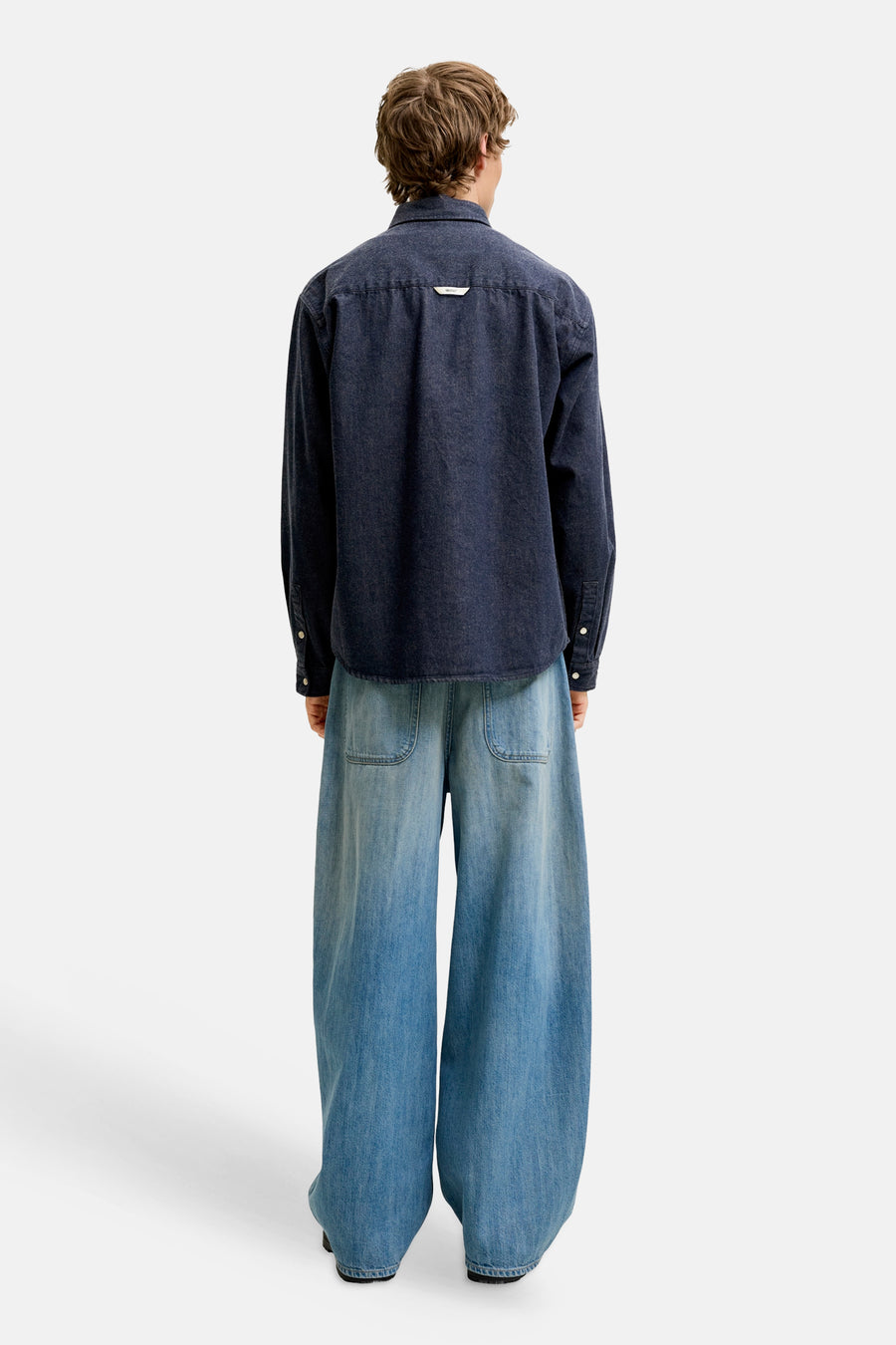 Hemd met lange mouwen - Dark blue denim