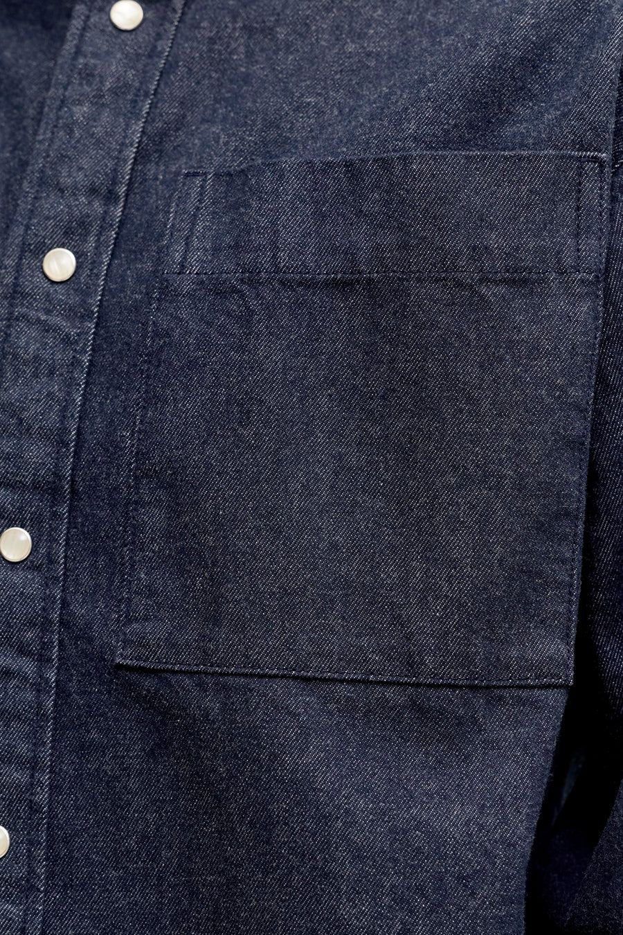 Hemd met lange mouwen - Dark blue denim