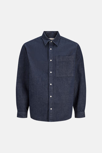 Hemd met lange mouwen - Dark blue denim