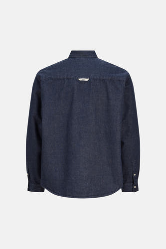 Hemd met lange mouwen - Dark blue denim