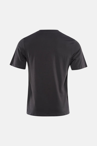 Grijs T-shirt met korte mouwen van CORE BY JACK & JONES, met een effen design op een neutrale achtergrond.
