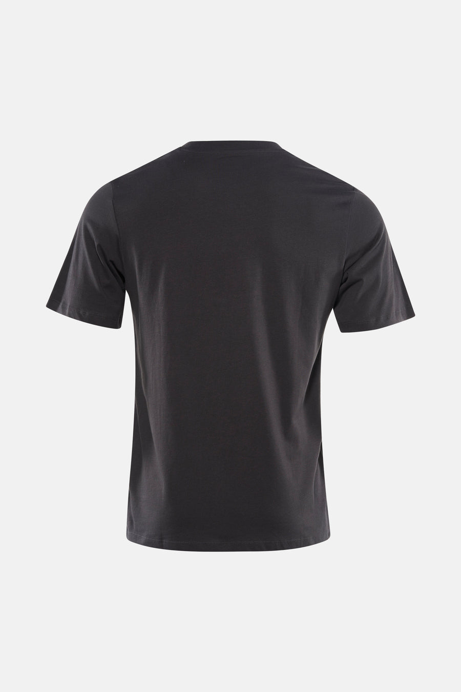 Grijs T-shirt met korte mouwen van CORE BY JACK & JONES, met een effen design op een neutrale achtergrond.
