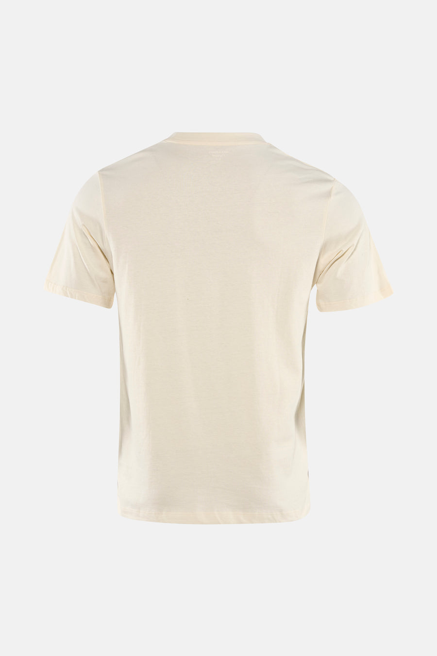Ecru T-shirt met korte mouwen van ORIGINALS BY JACK & JONES, effen en met een ronde hals.