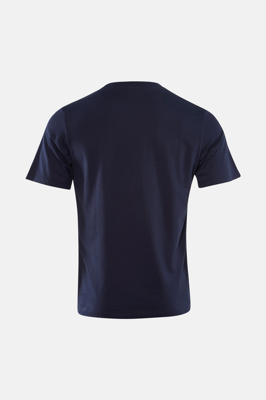 Blauw T-shirt met korte mouwen van ORIGINALS BY JACK & JONES, effen kleur, rug aanzicht.