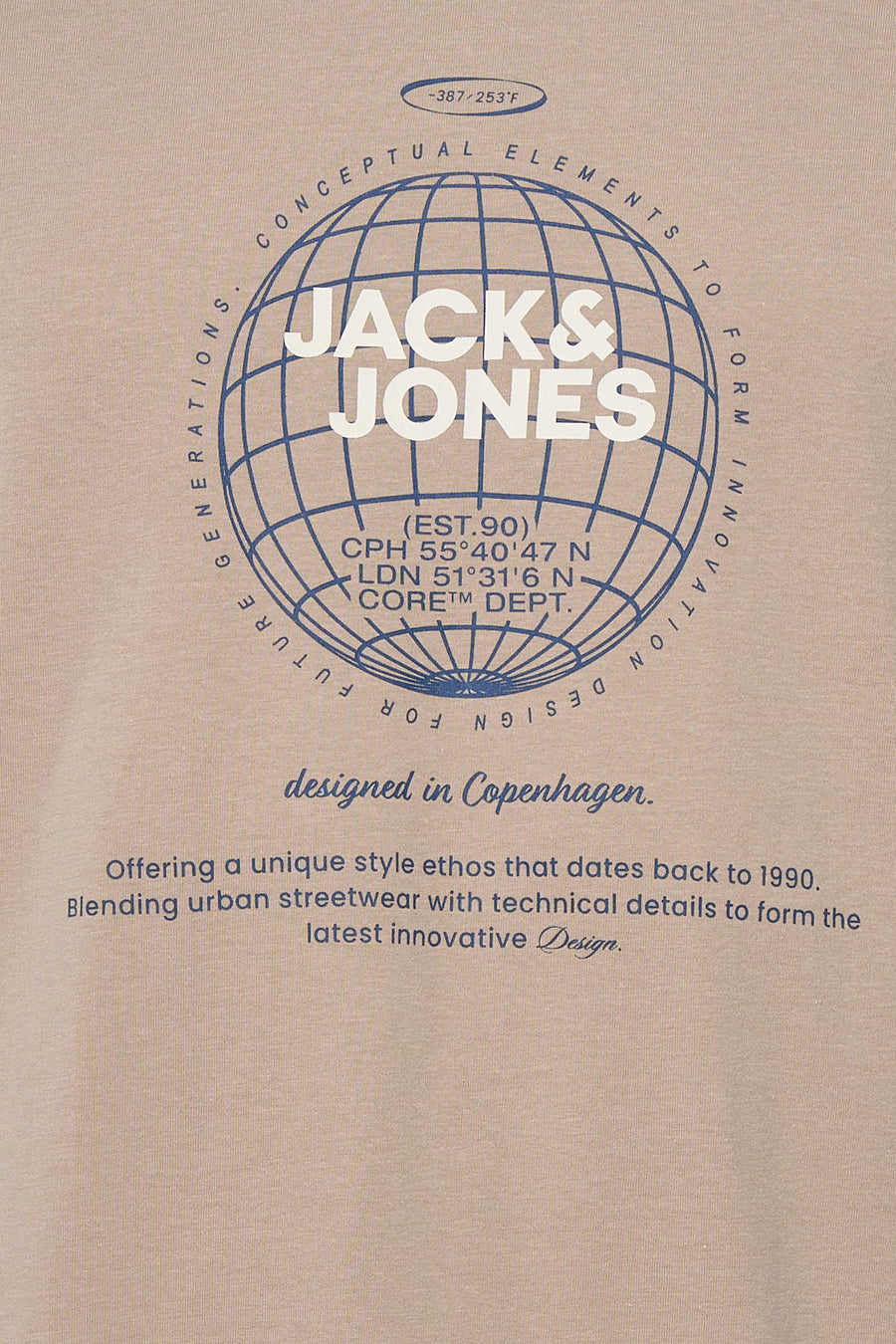 T-shirt met korte mouwen - beige